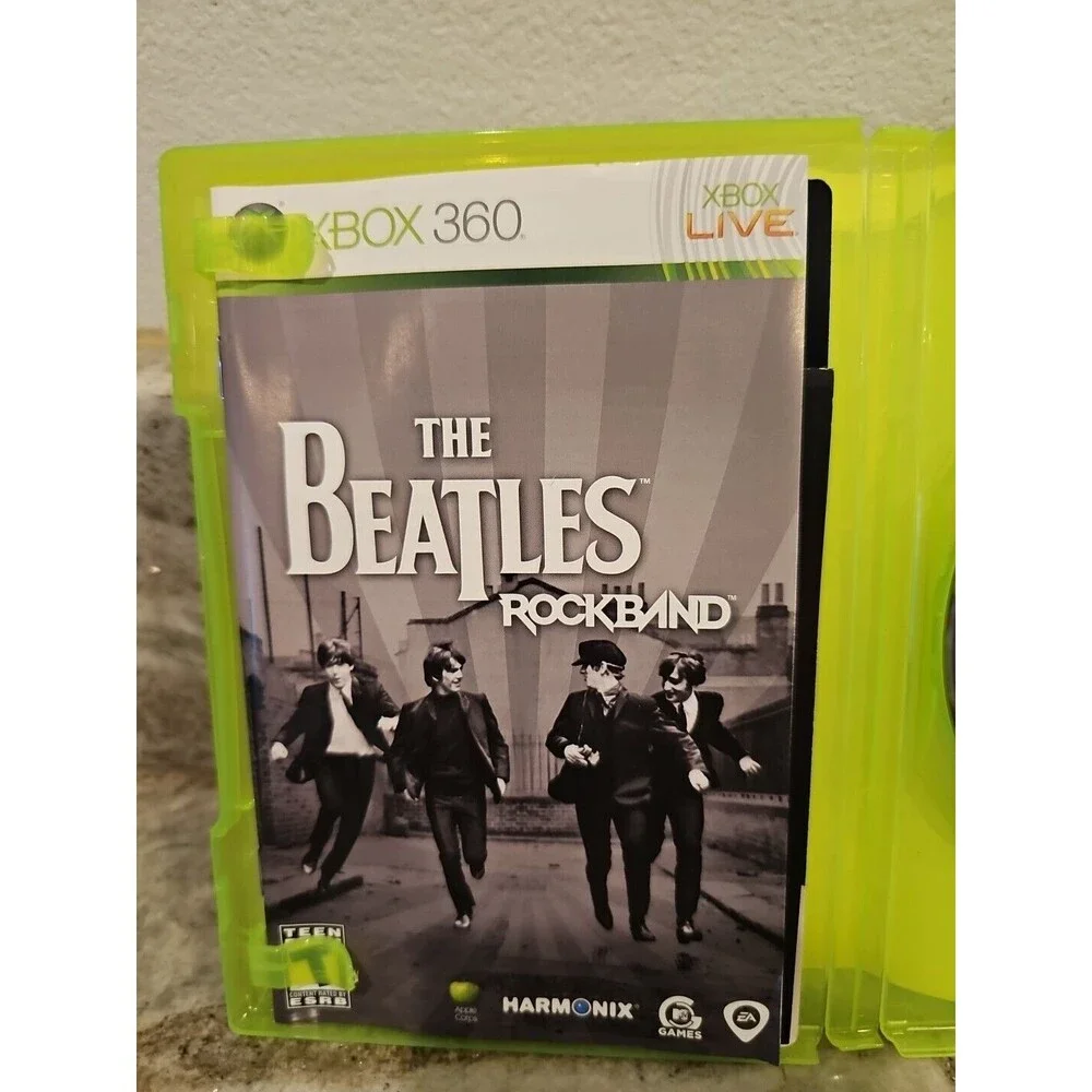 Beatles: Rock Band (Microsoft Xbox 360, 2009) CIB TESTED WORKING